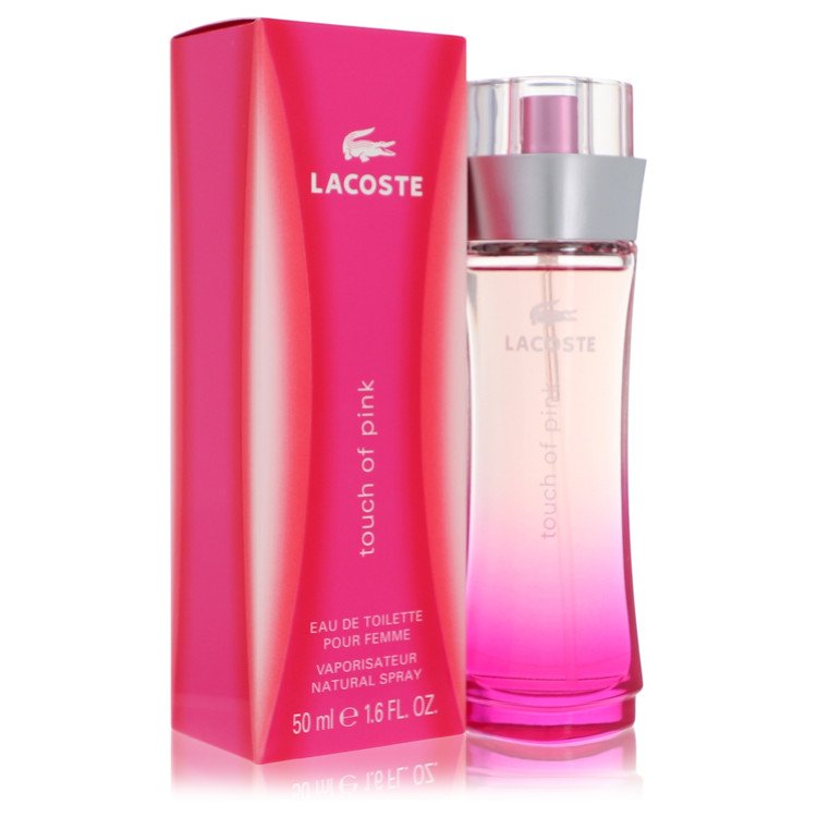 Touch of Pink by Lacoste Eau De Toilette Spray 1.6 oz for Women 