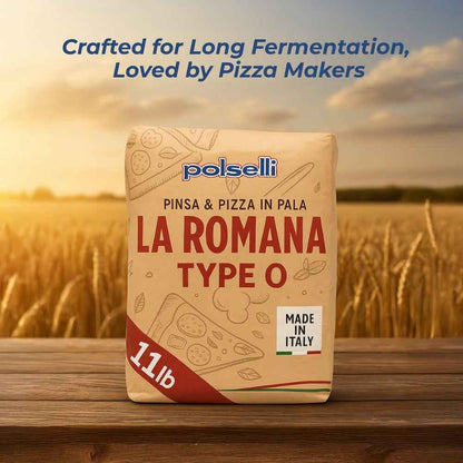 Polselli, La Romana Pinsa &amp; Pizza in Pala Flour, Tipo 0 Flour, 11 lb (5 kg)