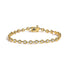 10K Yellow Gold 1 1/2 Cttw Lab Grown Diamond Bezel Link Bracelet  DestGlow