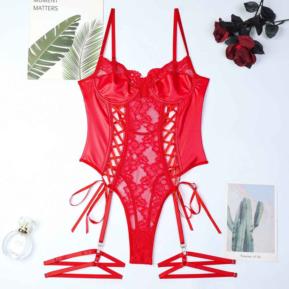 Sultry Siren Strappy Bodysuit