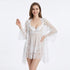 Lola Lush 3-Piece Lace Robe Lingerie Set by Lingerie By Coco