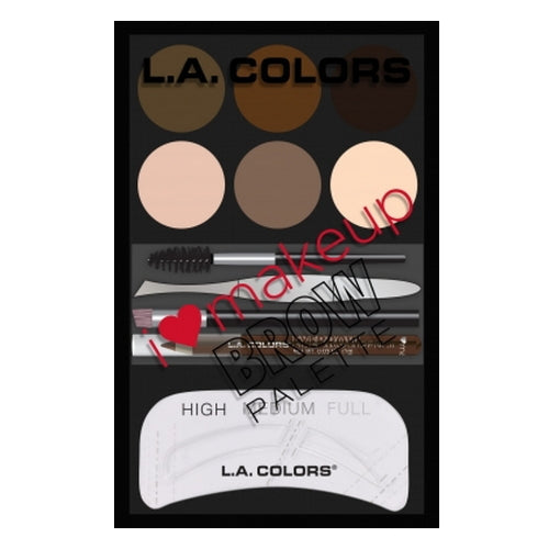 L. A. COLORS I Heart Makeup Brow Palette - Medium To Deep 