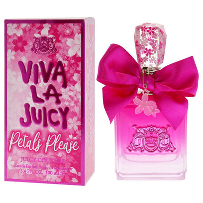Viva La Juicy Petals Please Juicy Couture 3.4 Eau de Parfum Spray For Women  DestGlow