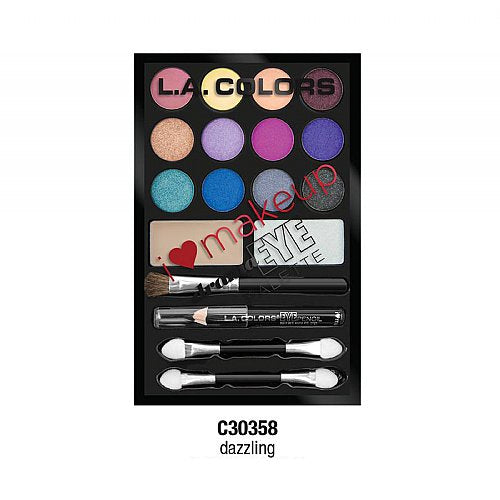 L.A. COLORS I Heart Makeup Drama Eye Palette - Dazzling 