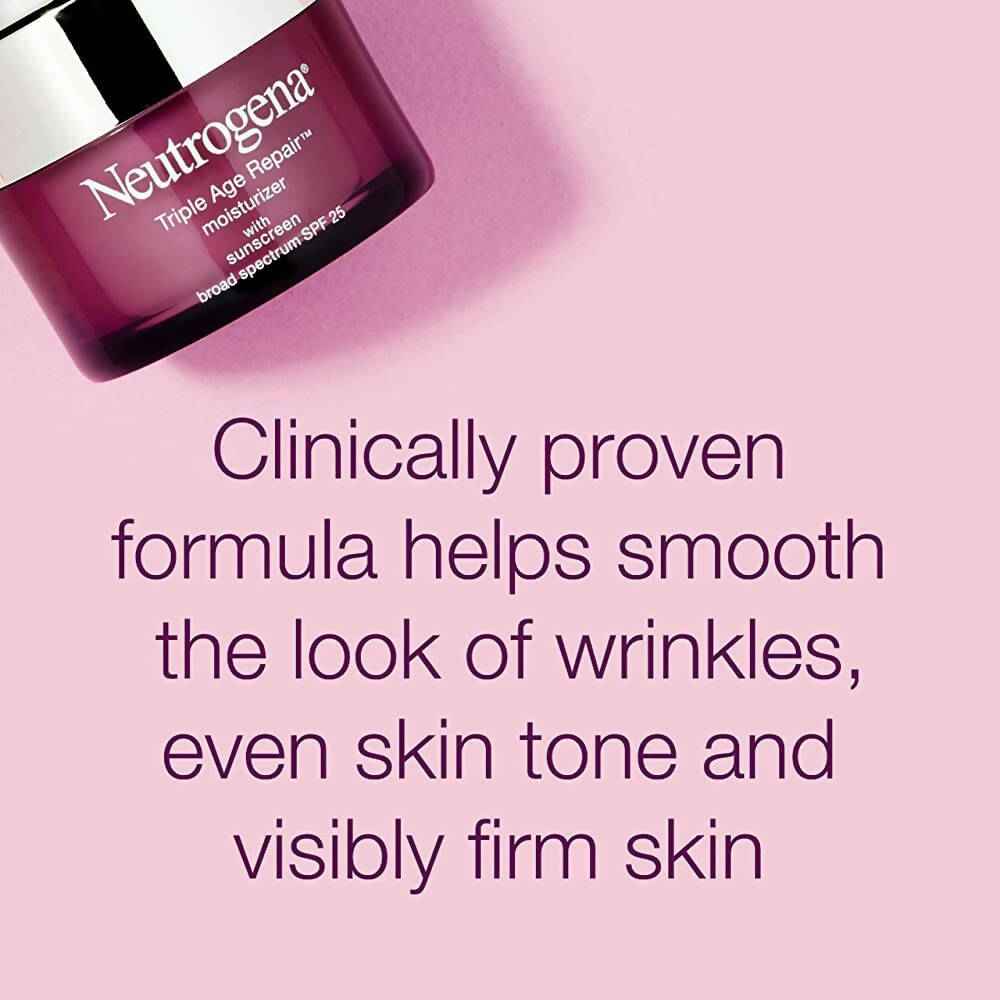 Neutrogena Triple Age Repair Anti Wrinkle Daily Facial Moisturizer With Spf 25