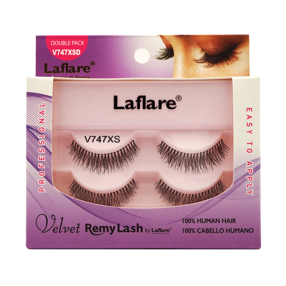 LAFLARE Velvet Remy Lash - Double Packs - V747XSD 