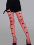Bow Tie Fishnet Tights - leggings