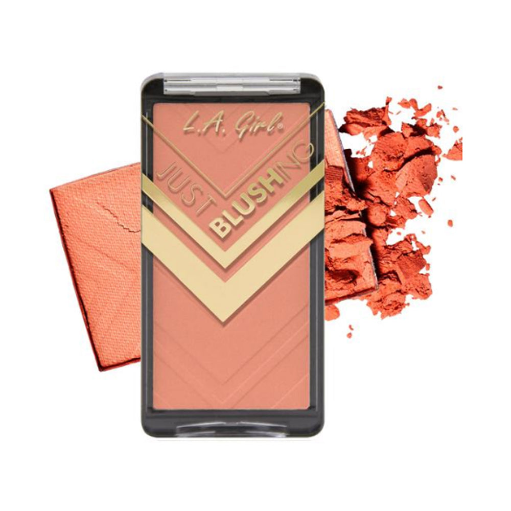 LA GIRL Just Blushing Powder Blush - Just Peachy 