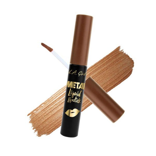 L.A. GIRL Metal Liquid Lipstick - Satin Gold 