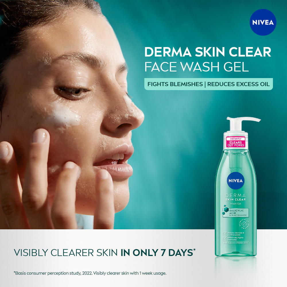Nivea Derma Skin Clear Face Wash Gel