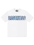 Losthills Inverted Logo Tee - White by Denim Exchange