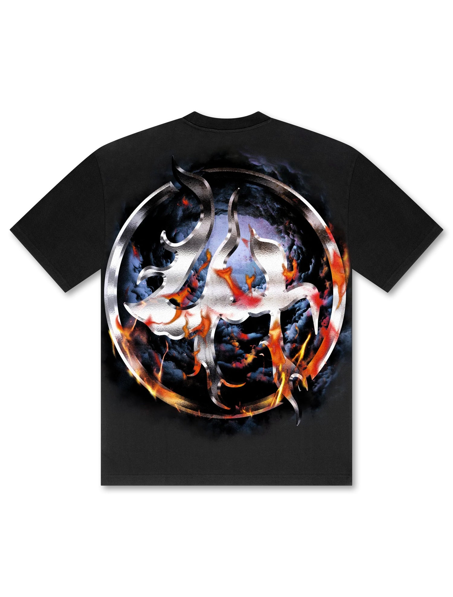 Losthills Fallen Realm Tee - Black by Denim Exchange