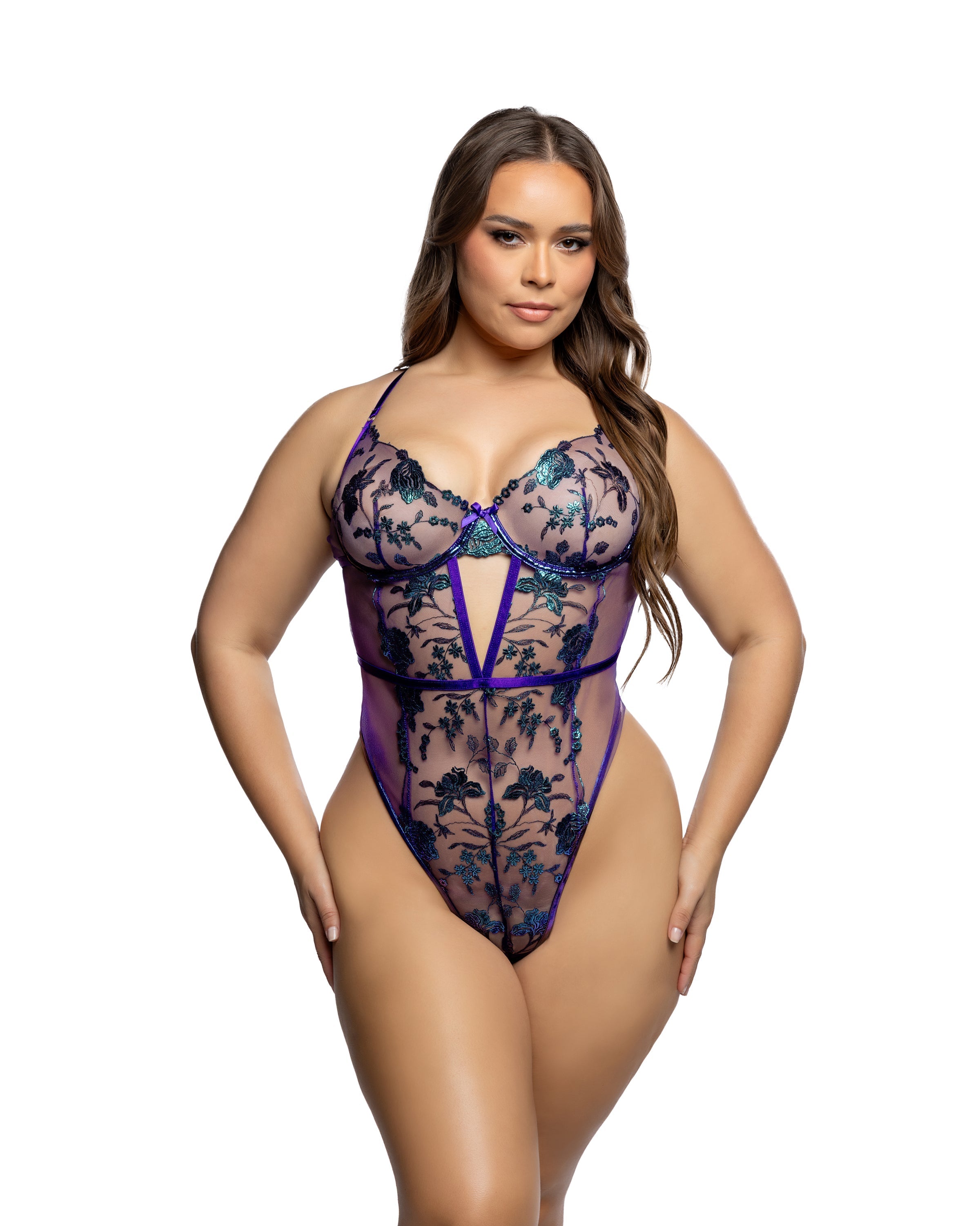 Electric Shimmer Teddy by Rave Fix