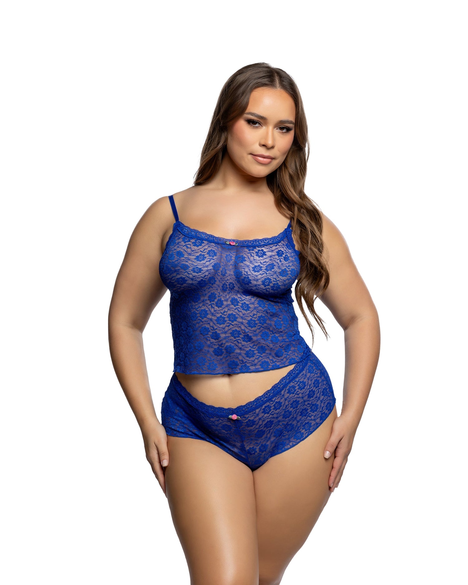 Midnight Muse Lace Cami &amp; Short Set by Rave Fix