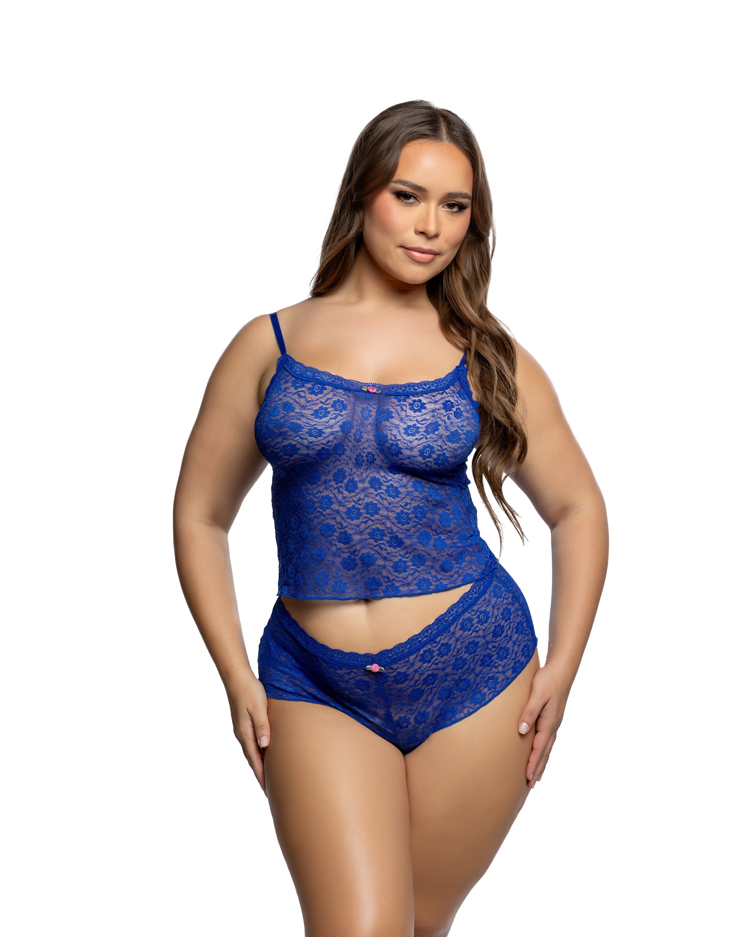 Midnight Muse Lace Cami &amp; Short Set by Rave Fix