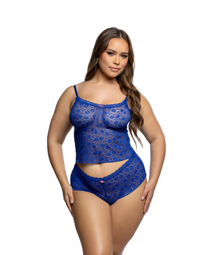 Midnight Muse Lace Cami &amp; Short Set by Rave Fix