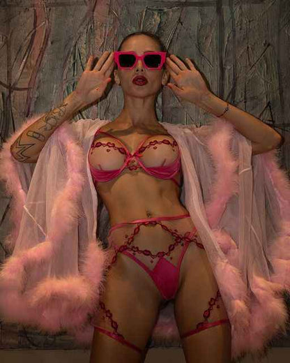 Kiss &amp; Tell 3-Piece Short Set