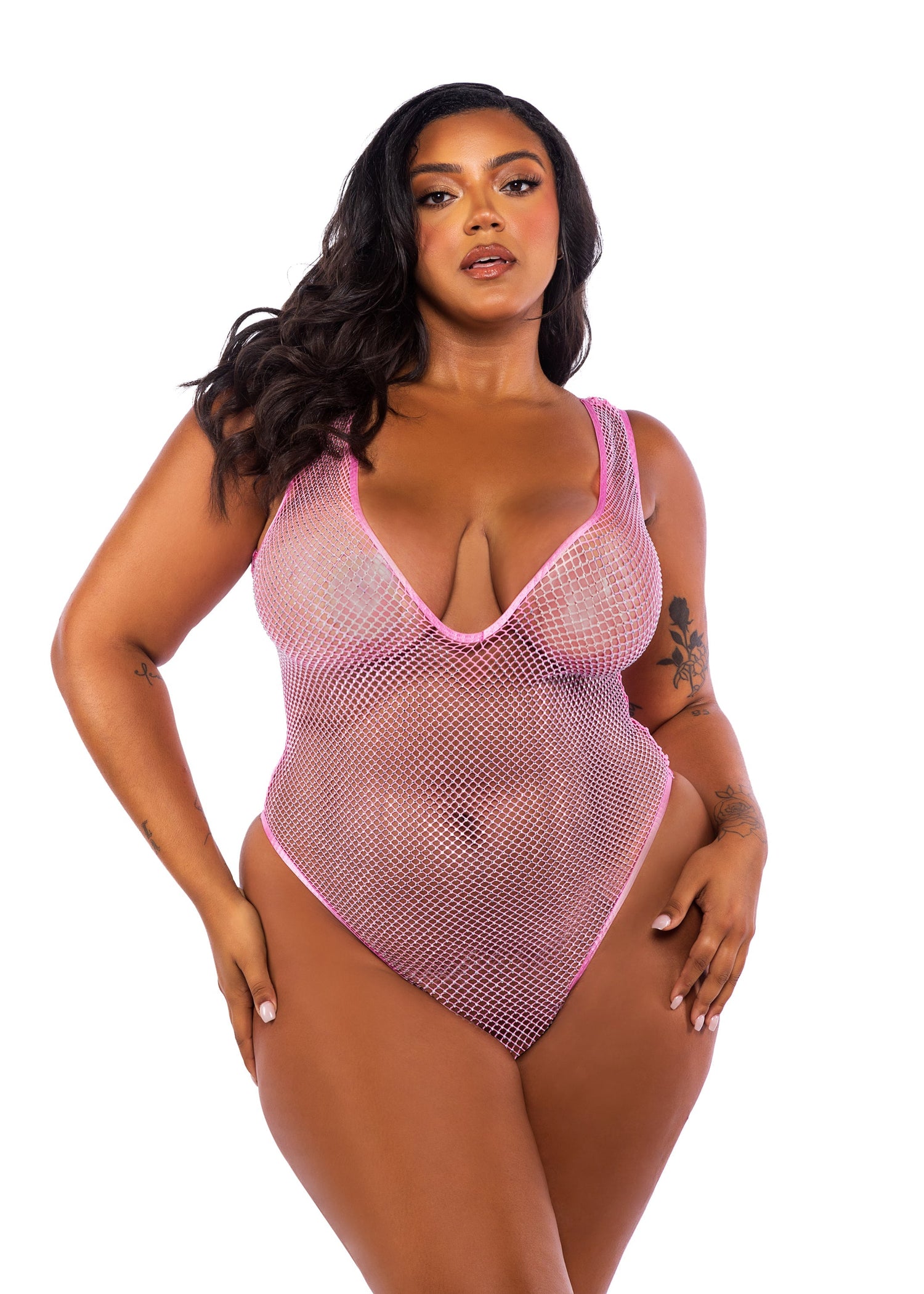 Think Pink Rhinestone Teddy 