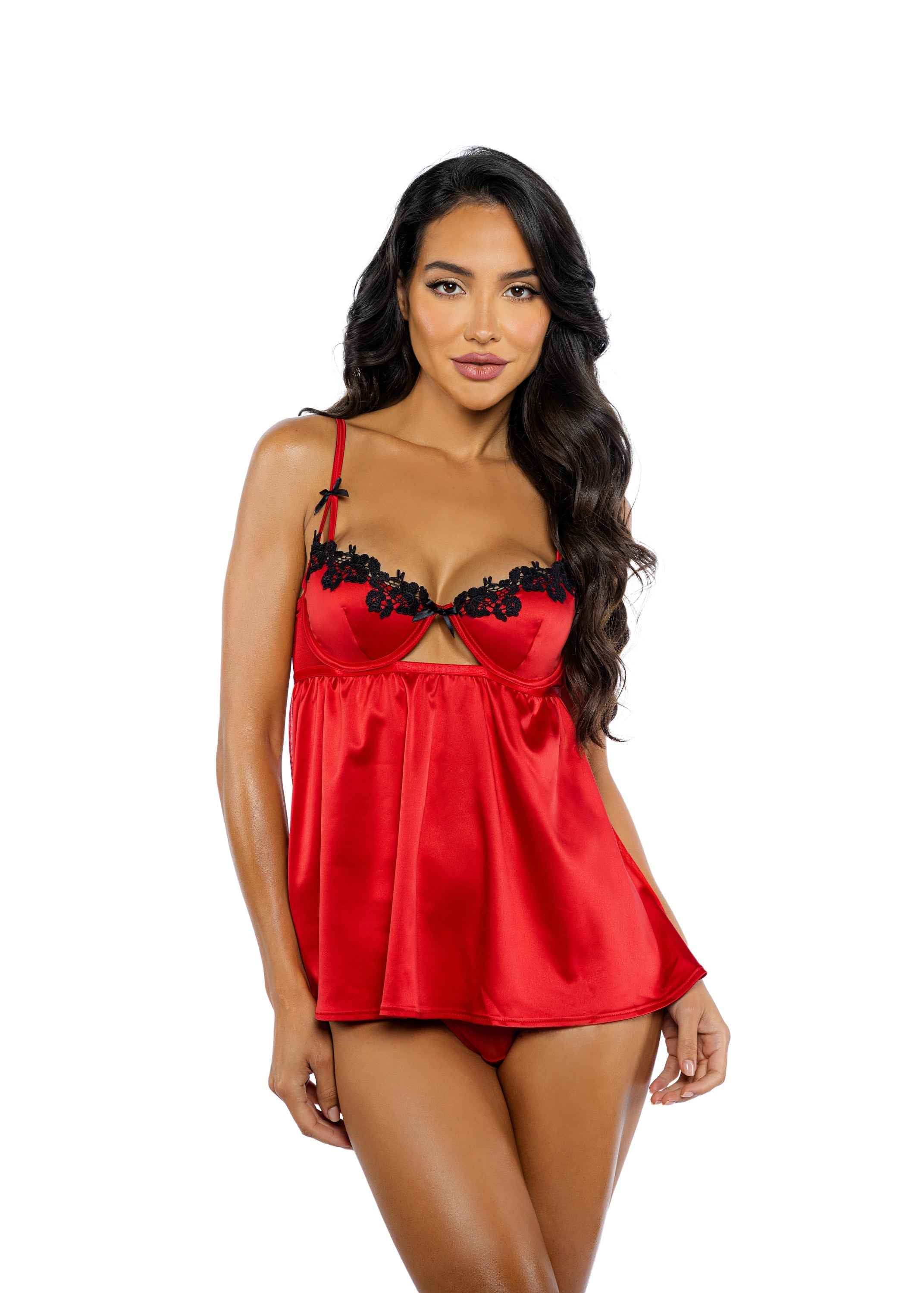 Love &amp; Lust Babydoll 2-Piece Set