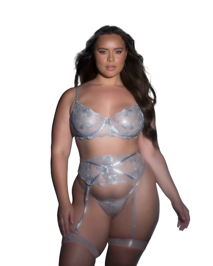 Garden Of Eden 3-Piece Garter Set