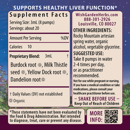 Liver Strength Daily Support by WishGarden Herbs