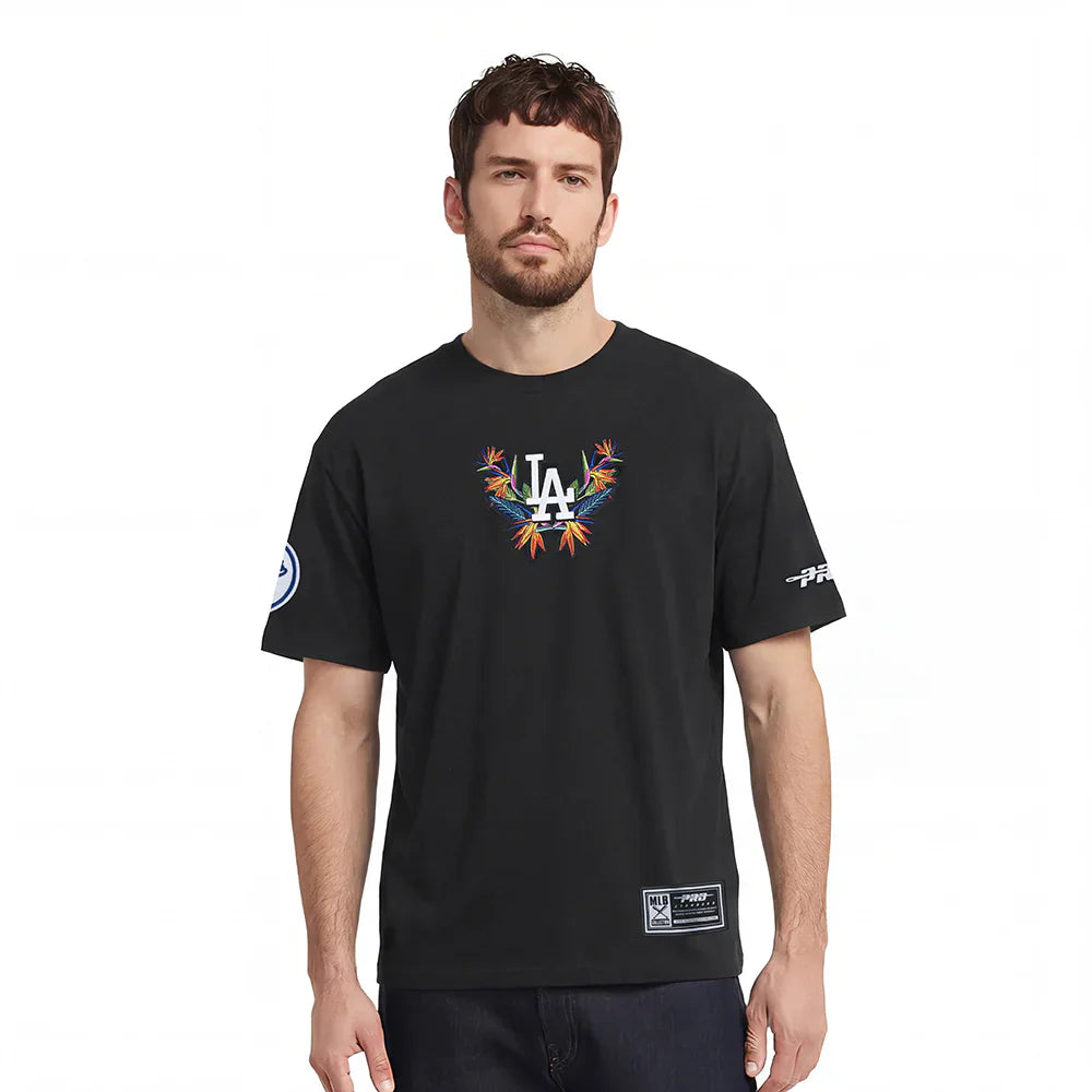 Pro Standard Los Angeles Dodgers Paradise Tee - Black by Denim Exchange