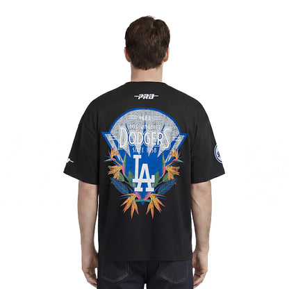 Pro Standard Los Angeles Dodgers Paradise Tee - Black by Denim Exchange