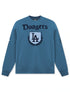 Pro Standard LA Dodgers Country Club Crewneck - Steel Blue by Denim Exchange