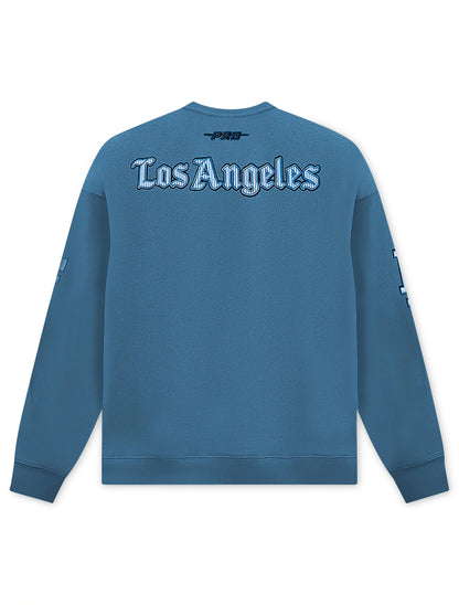 Pro Standard LA Dodgers Country Club Crewneck - Steel Blue by Denim Exchange