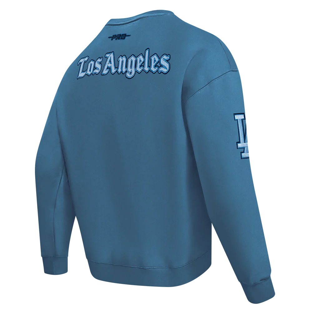 Pro Standard LA Dodgers Country Club Crewneck - Steel Blue by Denim Exchange