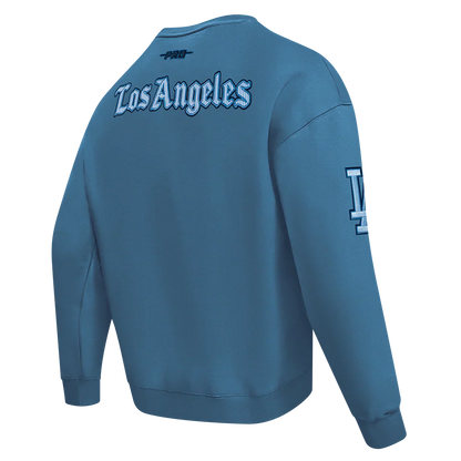 Pro Standard LA Dodgers Country Club Crewneck - Steel Blue by Denim Exchange