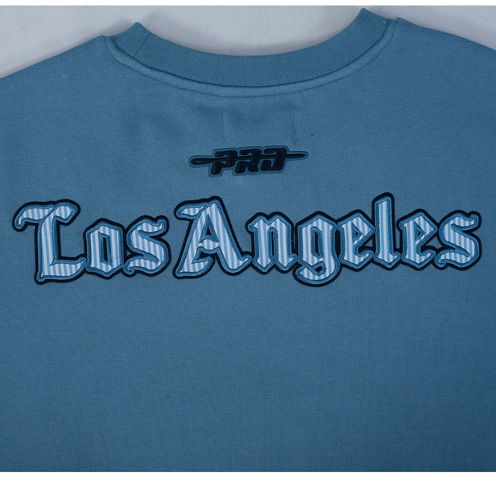 Pro Standard LA Dodgers Country Club Crewneck - Steel Blue by Denim Exchange