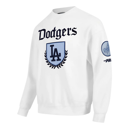 Pro Standard LA Dodgers Country Club Crewneck - White by Denim Exchange