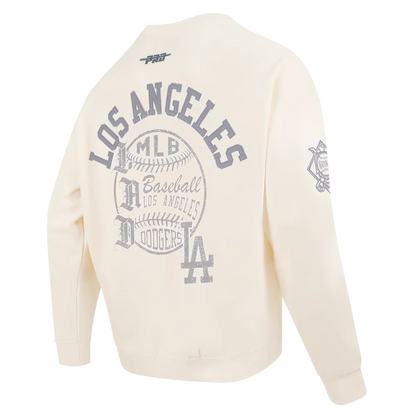 Pro Standard La Dodgers Street Team Long Sleeve - Eggshell by Denim Exchange