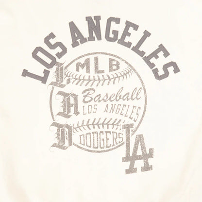 Pro Standard La Dodgers Street Team Long Sleeve - Eggshell by Denim Exchange