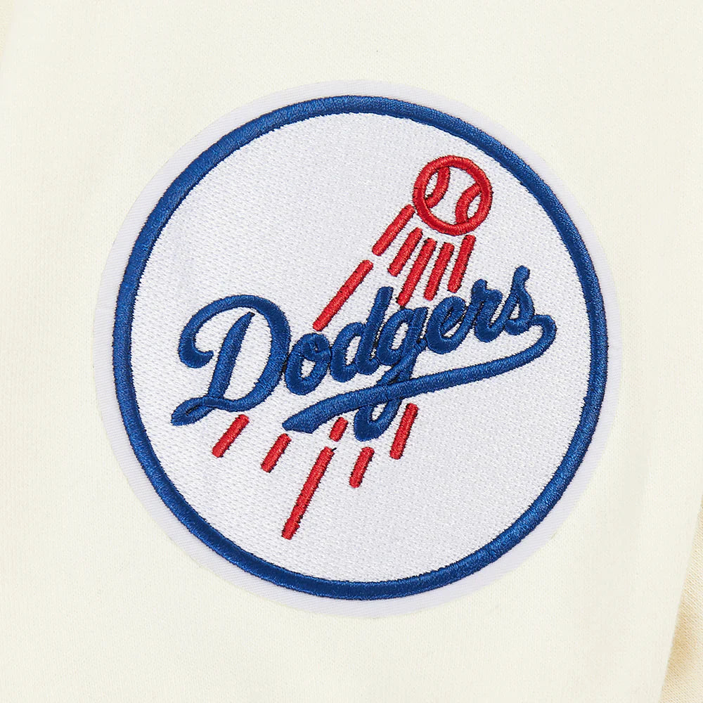 Pro Standard LA Dodgers Wingspan Drop Shoulder Crewneck - Eggshell by Denim Exchange