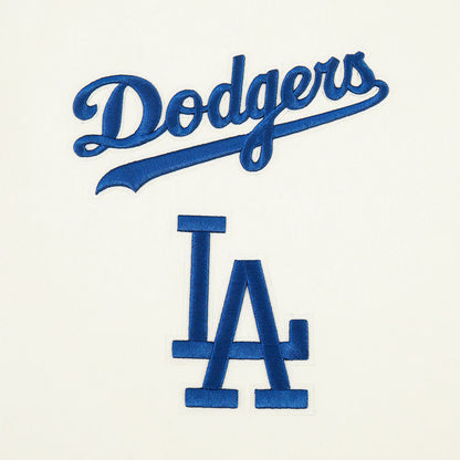 Pro Standard LA Dodgers Wingspan Drop Shoulder Crewneck - Eggshell by Denim Exchange