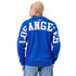 Pro Standard LA Dodgers Wingspan Drop Shoulder Crewneck - Royal Blue by Denim Exchange