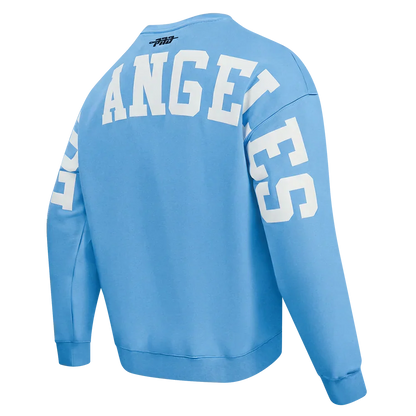 Pro Standard LA Dodgers Wingspan Drop Shoulder Crewneck - University Blue by Denim Exchange