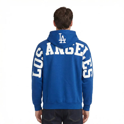 Pro Standard La Dodgers Wingspan Drop Shoulder Hoodie - Dark Blue by Denim Exchange