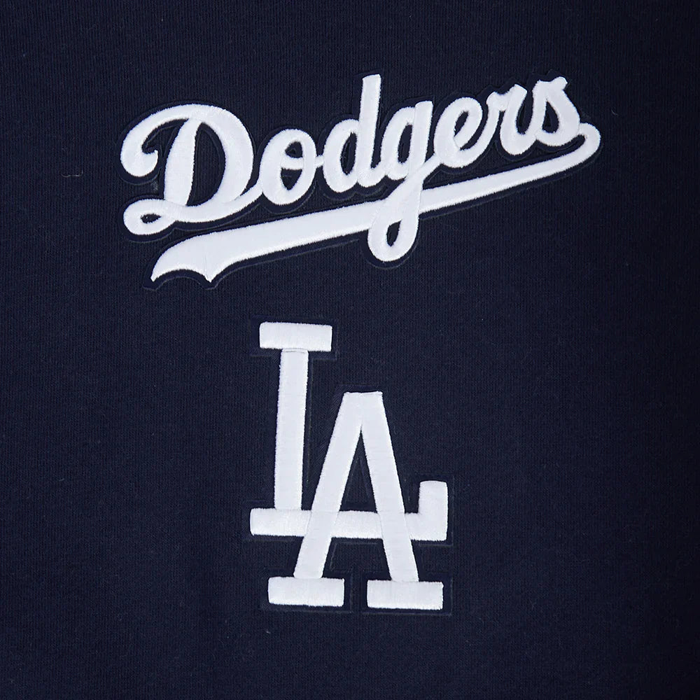 Pro Standard La Dodgers Wingspan Drop Shoulder Hoodie - Midnight Navy by Denim Exchange