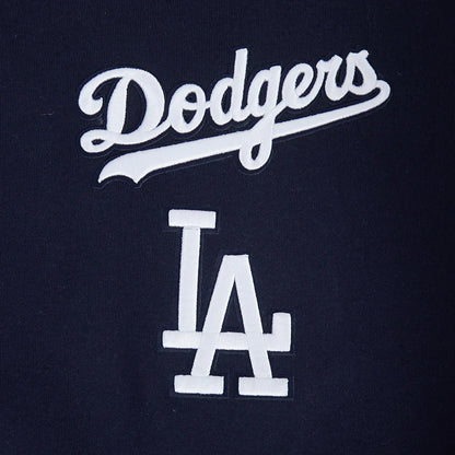Pro Standard La Dodgers Wingspan Drop Shoulder Hoodie - Midnight Navy by Denim Exchange
