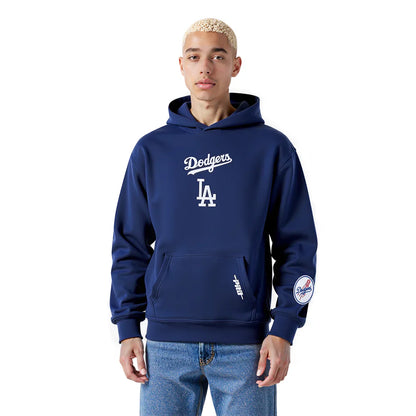 Pro Standard La Dodgers Wingspan Drop Shoulder Hoodie - Midnight Navy by Denim Exchange