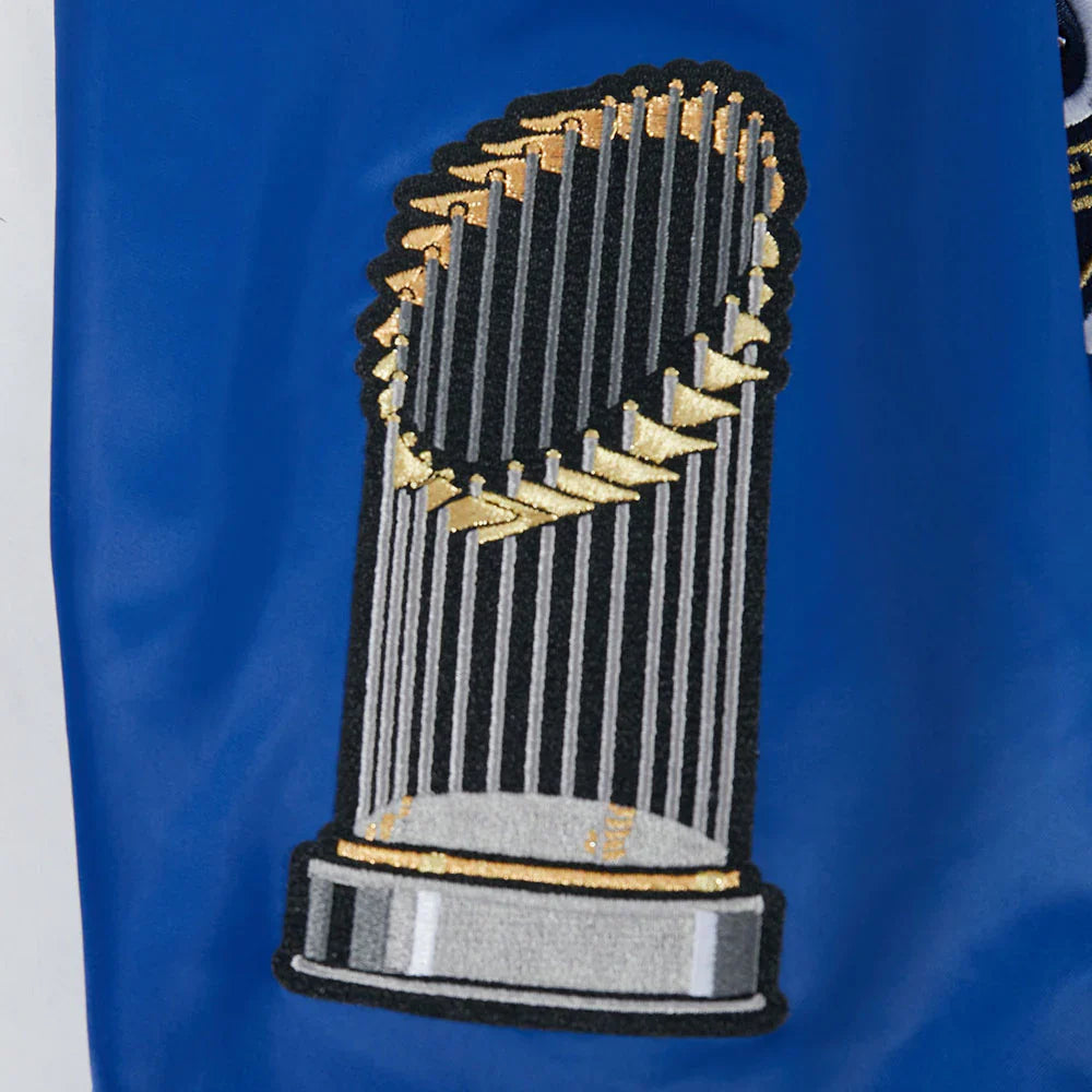 Pro Standard LA Dodgers World Series Satin Jacket - Royal by Denim Exchange