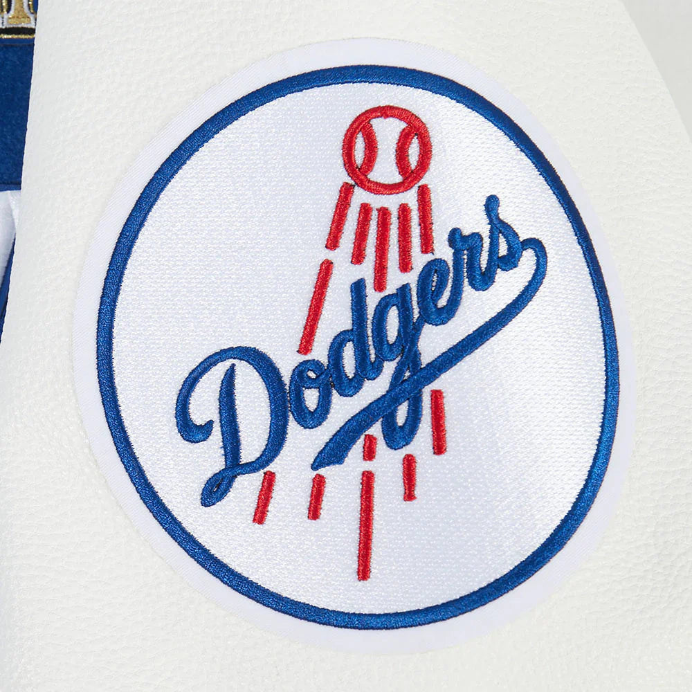 Pro Standard LA Dodgers World Series Wool Varsity Jacket - Royal Blue by Denim Exchange