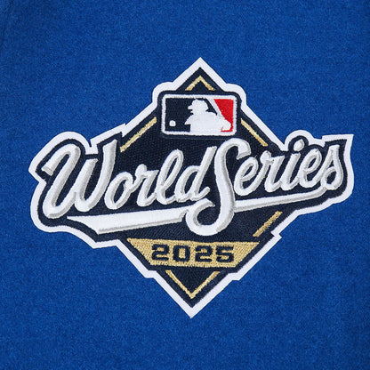 Pro Standard LA Dodgers World Series Wool Varsity Jacket - Royal Blue by Denim Exchange