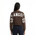 Pro Standard Womens LA Dodgers Cropped Wingspan Crewneck - Brown by Denim Exchange