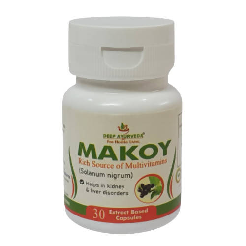 Deep Ayurveda Makoy 500mg Veg Capsules