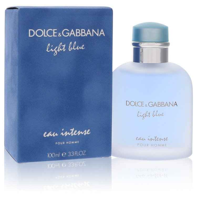 Light Blue Eau Intense by Dolce &amp; Gabbana Eau De Parfum Spray 3.3 oz for Men