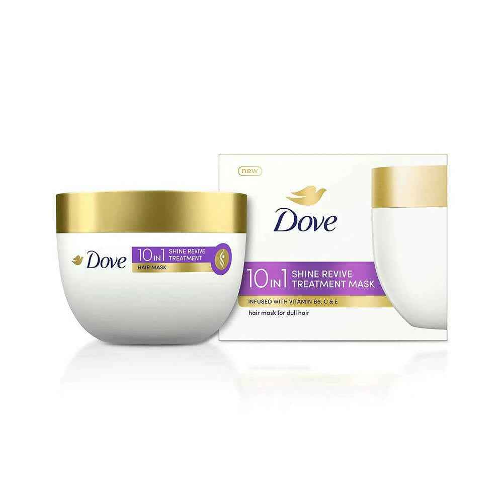 Dove 10 in 1 Shine Revive Treatment Hair Mask for Dull Hair